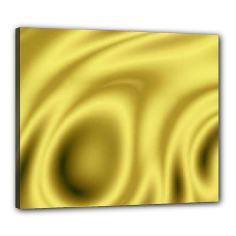 Golden Wave 2 Canvas 24  X 20  (stretched)