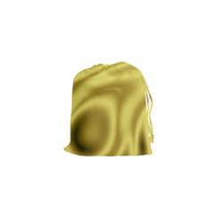 Golden Wave 2 Drawstring Pouch (xs) by Sabelacarlos