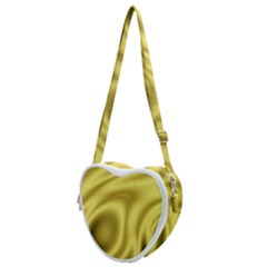 Golden Wave 2 Heart Shoulder Bag by Sabelacarlos