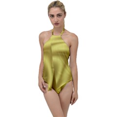 Golden Wave 2 Go With The Flow One Piece Swimsuit by Sabelacarlos