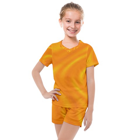 Honey Wave 1 Kids  Mesh Tee And Shorts Set by Sabelacarlos