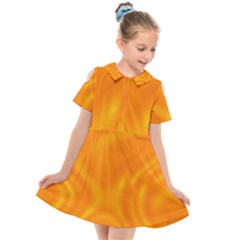 Honey Wave 2 Kids  Short Sleeve Shirt Dress by Sabelacarlos