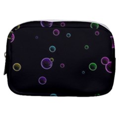 Bubble In Dark Make Up Pouch (small) by Sabelacarlos