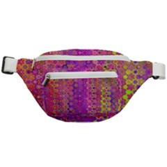 Boho Fuchsia Floral Print  Fanny Pack by SpinnyChairDesigns