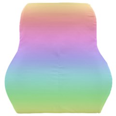 Pastel Rainbow Ombre Gradient Car Seat Back Cushion  by SpinnyChairDesigns