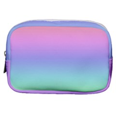 Pastel Rainbow Ombre Gradient Make Up Pouch (small) by SpinnyChairDesigns