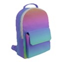 Pastel Rainbow Ombre Gradient Flap Pocket Backpack (Small) View2