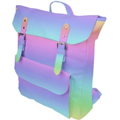 Pastel Rainbow Ombre Gradient Buckle Up Backpack by SpinnyChairDesigns