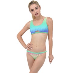 Rainbow Floral Ombre Print The Little Details Bikini Set by SpinnyChairDesigns