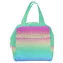 Rainbow Floral Ombre Print Boxy Hand Bag View1