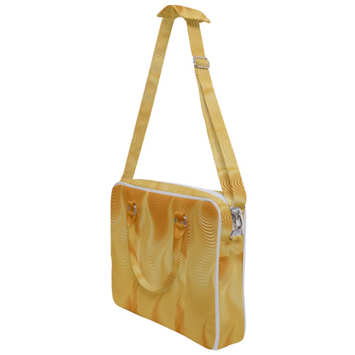 Gold Flame Ombre Cross Body Office Bag