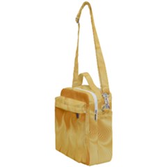 Gold Flame Ombre Crossbody Day Bag by SpinnyChairDesigns