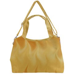 Gold Flame Ombre Double Compartment Shoulder Bag