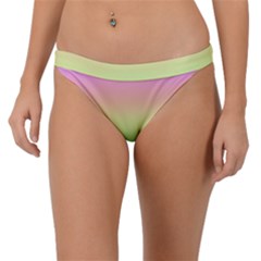 Pastel Rainbow Ombre Band Bikini Bottom by SpinnyChairDesigns