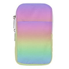 Pastel Rainbow Ombre Waist Pouch (large) by SpinnyChairDesigns
