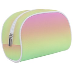 Pastel Rainbow Ombre Makeup Case (medium) by SpinnyChairDesigns