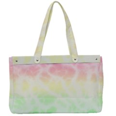 Pastel Rainbow Tie Dye Canvas Work Bag by SpinnyChairDesigns