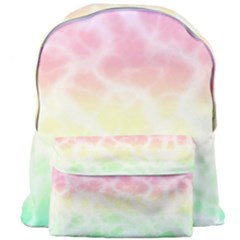 Pastel Rainbow Tie Dye Giant Full Print Backpack by SpinnyChairDesigns