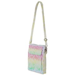 Pastel Rainbow Tie Dye Multi Function Travel Bag by SpinnyChairDesigns