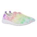 Pastel Rainbow Tie Dye Women s Slip On Sneakers View3