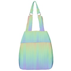 Pastel Rainbow Gradient Center Zip Backpack by SpinnyChairDesigns