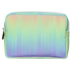 Pastel Rainbow Gradient Make Up Pouch (medium) by SpinnyChairDesigns