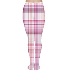 Pink Madras Plaid Tights by SpinnyChairDesigns