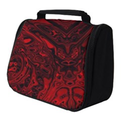 Black Magic Gothic Swirl Full Print Travel Pouch (small) by SpinnyChairDesigns