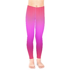 Fuchsia Ombre Color  Kids  Leggings