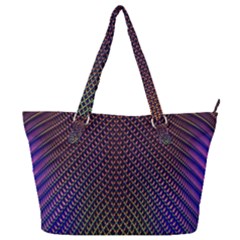 Alien Skin Glow Full Print Shoulder Bag by SpinnyChairDesigns