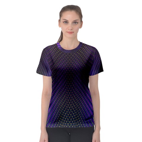 Alien Skin Glow Women s Sport Mesh Tee by SpinnyChairDesigns