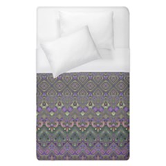 Boho Hearts And Flowers Duvet Cover (single Size) by SpinnyChairDesigns