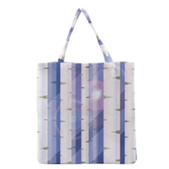 Birch Tree Forest Digital Grocery Tote Bag by Mariart