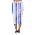 Birch Tree Forest Digital Velvet Midi Pencil Skirt View2