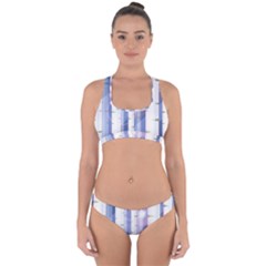 Birch Tree Forest Digital Cross Back Hipster Bikini Set by Mariart