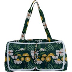 Flower Green Pattern Floral Multi Function Bag