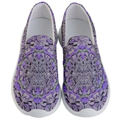 Floral Wreaths In The Beautiful Nature Mandala Men s Lightweight Slip Ons by pepitasart