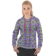 Flowers Everywhere And Anywhere In A Collage Women s Overhead Hoodie by pepitasart