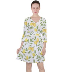 Lemons Ruffle Dress