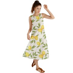 Lemons Summer Maxi Dress by Angelandspot