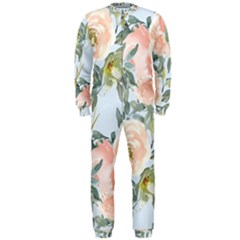 Pink Old Fashioned Roses Onepiece Jumpsuit (men) 