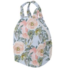 Pink Old Fashioned Roses Travel Backpacks