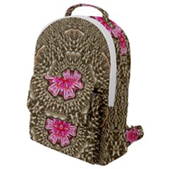 Earth Can Be A Beautiful Flower In The Universe Flap Pocket Backpack (small) by pepitasart