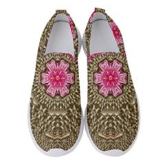 Earth Can Be A Beautiful Flower In The Universe Women s Slip On Sneakers by pepitasart