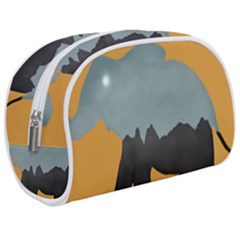 Illustrations Sketch Elephant Wallpaper Makeup Case (medium)