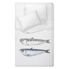 Pencil Fish Sardine Drawing Duvet Cover (single Size) by HermanTelo