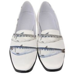 Pencil Fish Sardine Drawing Women s Classic Loafer Heels