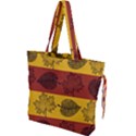 Autumn Leaves Colorful Nature Drawstring Tote Bag View1