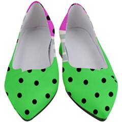 Dots And Lines, Mixed Shapes Pattern, Colorful Abstract Design Women s Block Heels  by Casemiro