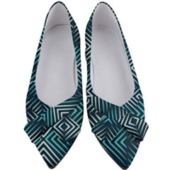 Blue Motif Design Women s Bow Heels by tmsartbazaar
